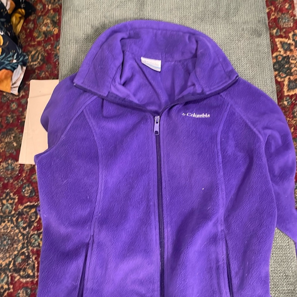 Purple Medium Columbia Jacket, lightly used.